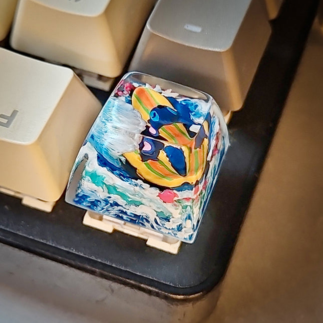 Stitch Surfing Sa Keycap image 8