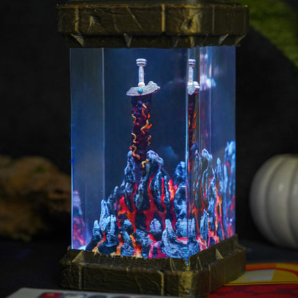 Black Blade Greatsword Resin Lamp image 1