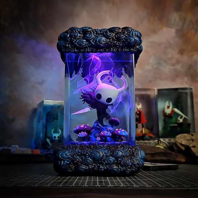 LED resin lamp night light inspired by Hollow Knight