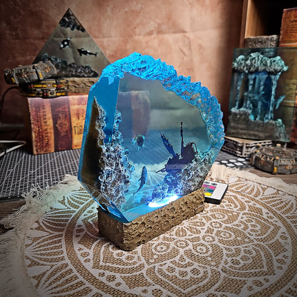 Ocean Shipwreck Resin Lamp image 8