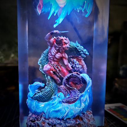 Athens Hercules Resin Lamp image 3