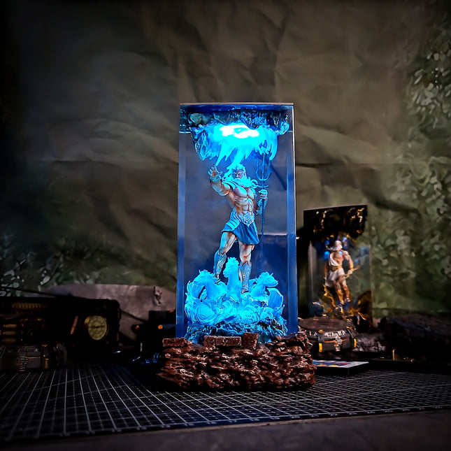 Athens Poseidon Resin Lamp image 3