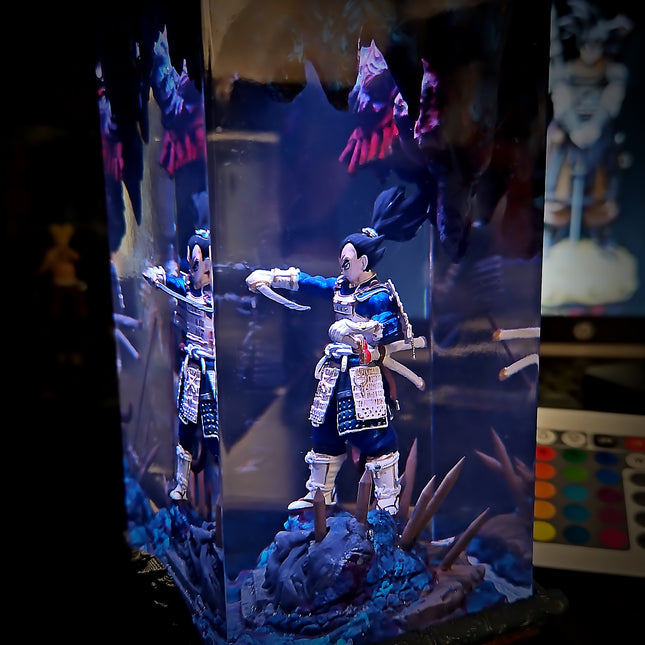 Vegeta Shogun Resin Lamp image 2