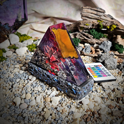 Galaxy StarTrek Triangle Resin Lamp image 7