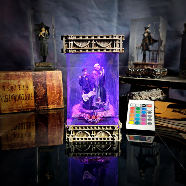 Harry Potter - HP & Voldemort Resin Lamp image 6
