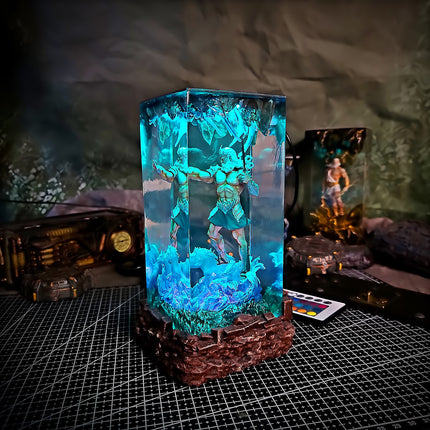 Athens Poseidon Resin Lamp image 9