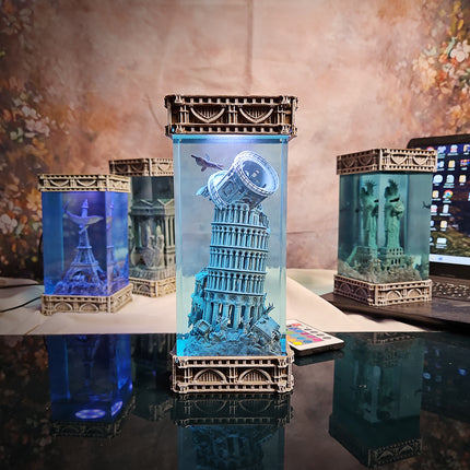 Pisa – Gothic Resin Lamp (No Clock Version) image 9