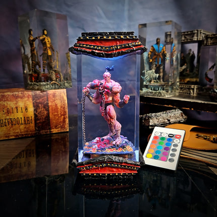 Goro Mortal Kombat resin lamp front view gaming night light