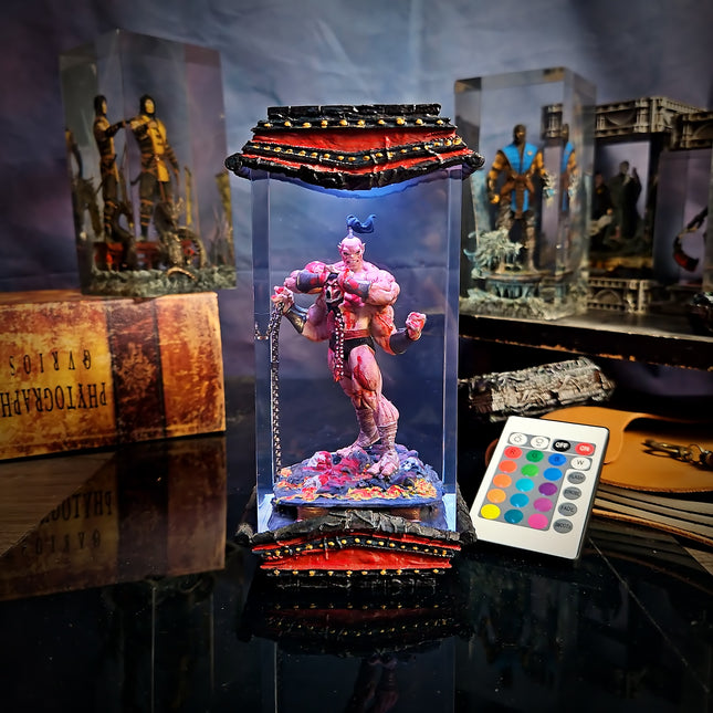 Goro Mortal Kombat resin lamp front view gaming night light