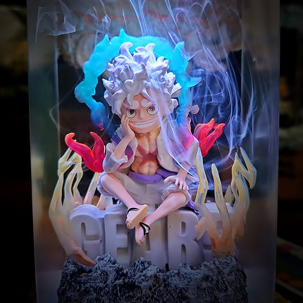 Luffy Gear 5 Seated – Sun God Nika Lamp