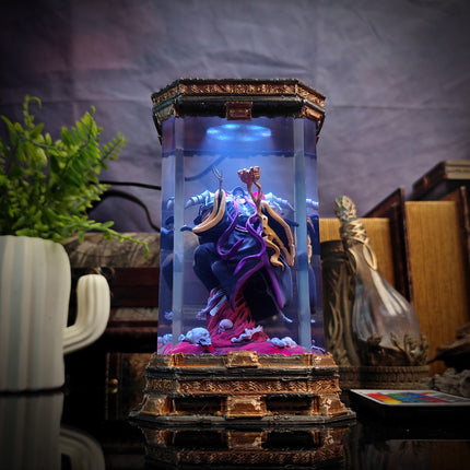 Overlord resin lamp front view anime fantasy night light