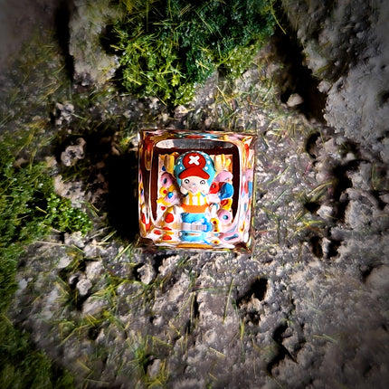 Tony Tony Chopper artisan keycap featuring detailed anime character sculpt